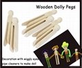 wood doll pins