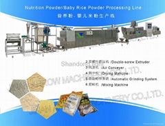 Snacks/ food machine: Double-screw Extruder, Nutrition powder/ Baby Rice powder 