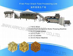 Snacks/ food machine: Fried Flour Snack Food Processing Line