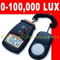 Digital Light meter 100,000 Lux LCD Lab Photo Camera