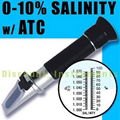 Salinity Refractometer 0-10% ATC
