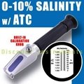 New Salinity Refractometer 0-10% ATC