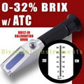 New Brix Refractometer 0-32% ATC Fruit