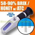 New 58-90% ATC Honey Refractometer Beekeeping Bees 1