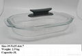 glass  bread plate ovenware