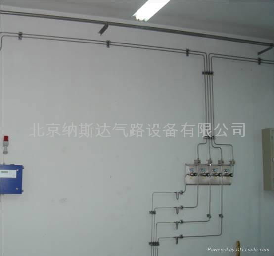 北京实验室高纯气路安装 5