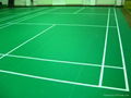 pvc/vinyl sports floor for badminton court 1