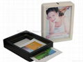 Double Glass Wood Photo Frame