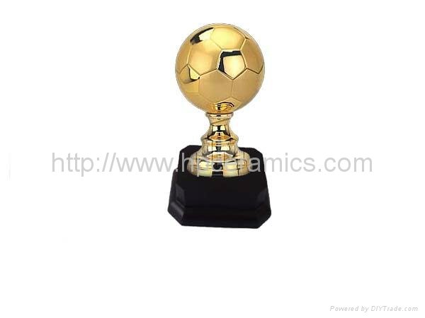 ceramic soccer trophy 1