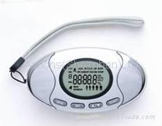 Pedometer with fat analyzer