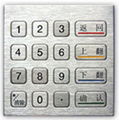 Stainless Steel ATM Numerical Keypad, Weatherproof