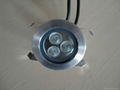 350mA 9W RGB CREE LED ground light with IP68 stainless steel material housing 3