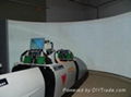 Large Rear Projection Screen for Flight Simulation 2