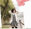 瑞麗韓版女裝 116#菱格大喇叭裙  
