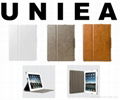 UNIEA U-Suit Folio Premium Hard PU Leather Case Smart Cover for Apple iPad 2