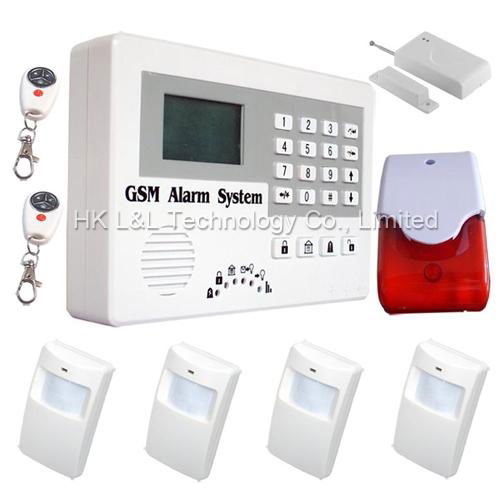 wired& Wireless GSM Home alarm system(L&L-816)