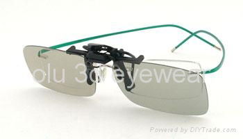 clip-on circular polarized 3d glasses for near-sighted person 4