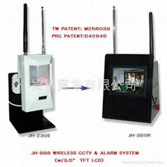 WIRELESS AV ALARM SYSTEM W/3.5-INCH TFT LCD