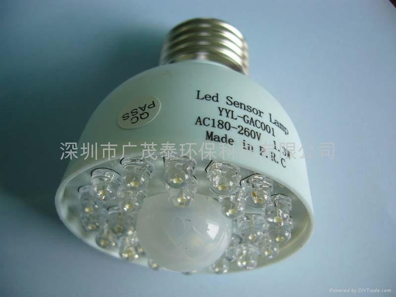 With CE, FCC certified 1.3W LED motion sensor lamps 3