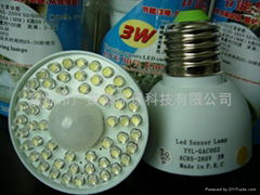 3W LED人体感应灯 GAC002