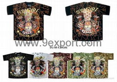 Hip Hop Skull Fashion Fear Tattoo Rock Music T-Shirt