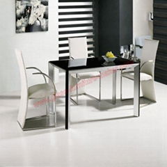 Glass Dining Table & Chairs