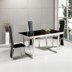 Glass Dining Table & Chairs