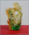 crystal crafts colored glaze Pen holder 1