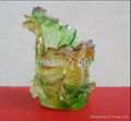 crystal crafts colored glaze Pen holder 2