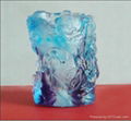 crystal craft colored glaze pen holder