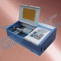 Laser stamp engraving machine