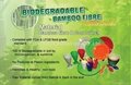 BIODEGRADABLE BAMBOO FIBRE TABLEWARES 1