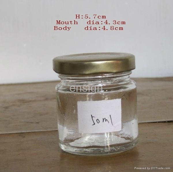 Glass honey jars 2