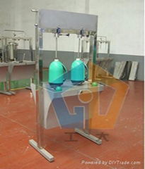 Keg simple filling machine with two , four heads