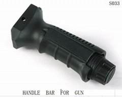 Handle bar for gun