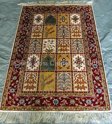 Persian silk rug 2