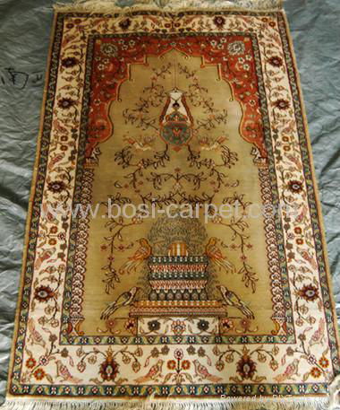 Persian silk rug 4
