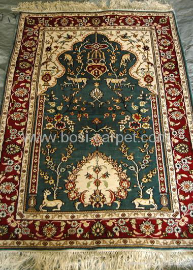 Persian silk rug 5