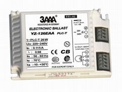 electronic ballast PLC 26W