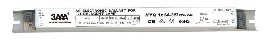 electronic ballast VDE T5 4