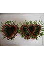 lucky bamboo heart shape