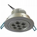 CE RoHs certificated 7*1W LED Ceiling Light 1