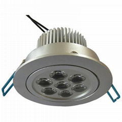 CE RoHs certificated 7*1W LED Ceiling Light