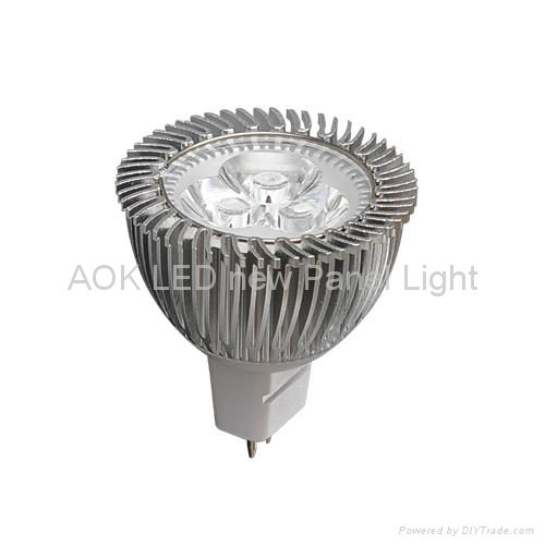 1*3W MR16 LED Spotlight Bulb 