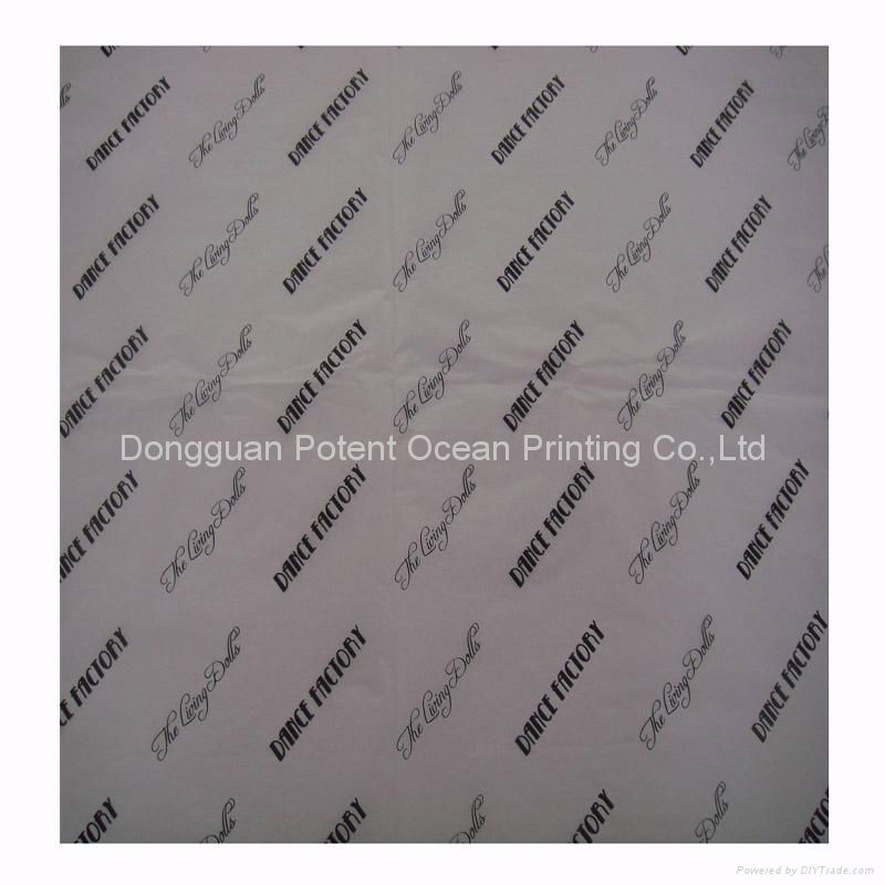 1c logo printed tissue paper 2