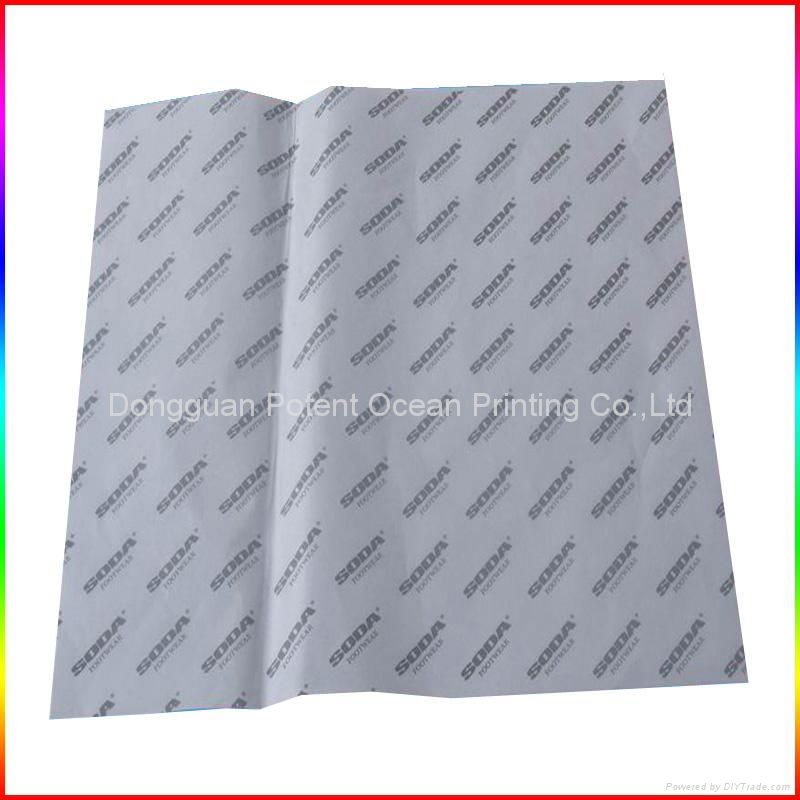 custom logo printed tissue paper