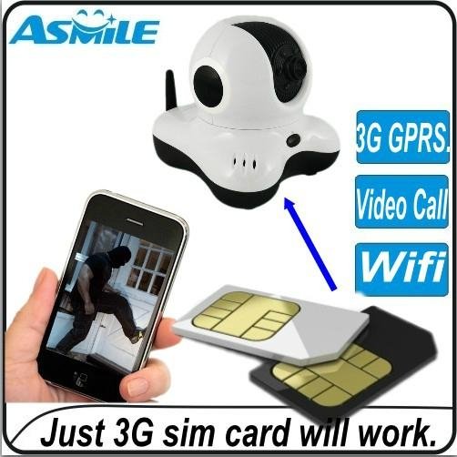 sim card indoor wireless 3g ip camera with Home security indoor 3g ip camera 3