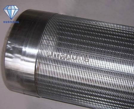 Wedge wire screen pipes.vee wedge wire screen pipe