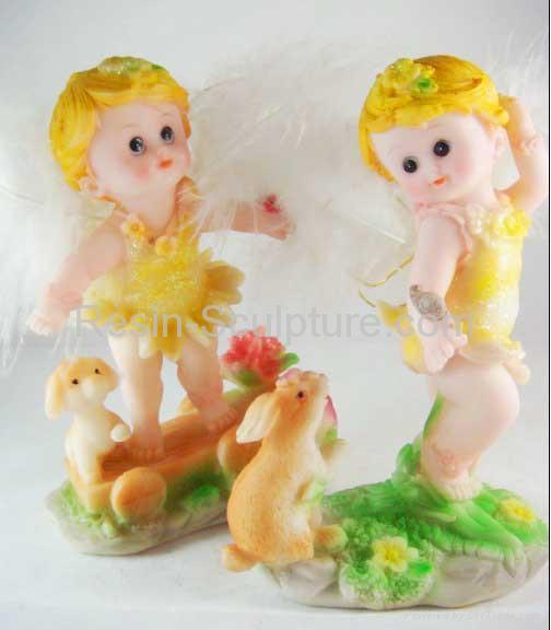 China Polyresin Angle Figures(Resin Figurines) 5