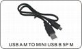 USB A M TO MINI USB B 5P M